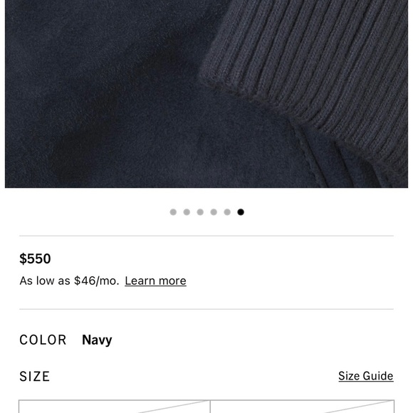 Ted baker peveril suede bomber jacket size 5 : XL - Picture 6 of 11